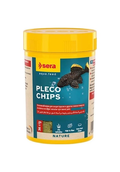 Sera Pleco Chips Vatoz Yemi 100 Ml 36 Gr
