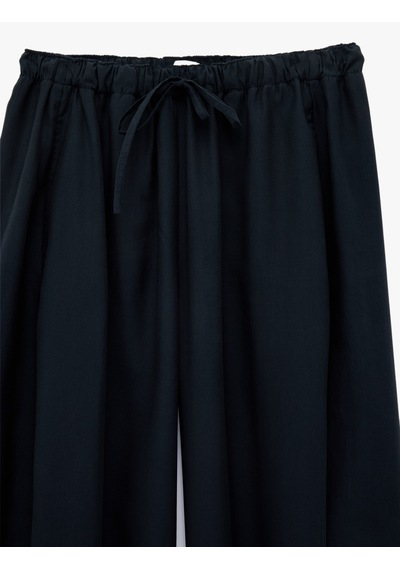 Koton Beli Lastikli Harem Pantolon Lacivert 6sak40157ew