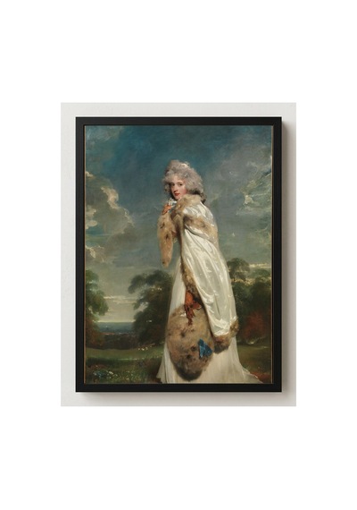 Botanik Lawrence Elizabeth Farren Portresi Çerçevesiz Poster 21x30 Cm A4 Botanik Doğa Tarihi