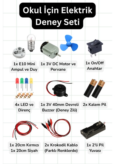 Okul İçin Elektrik Deney Seti