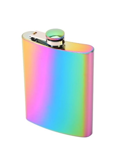 Çelik Multicolor 8 Oz 240 Ml İçki Matarası Py77ml Çok Renkli