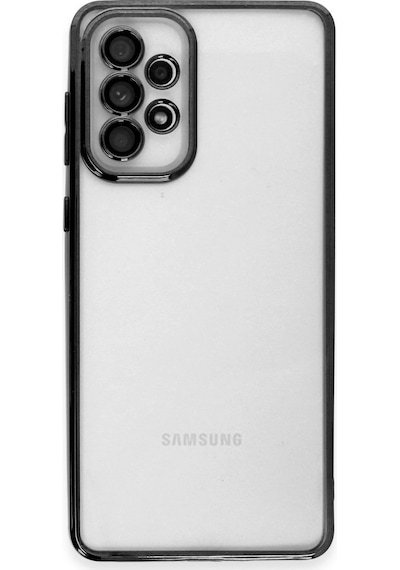 Samsung Uyumlu Galaxy A33 5g Kılıf Kamera Korumalı Lensli Silikon Siyah