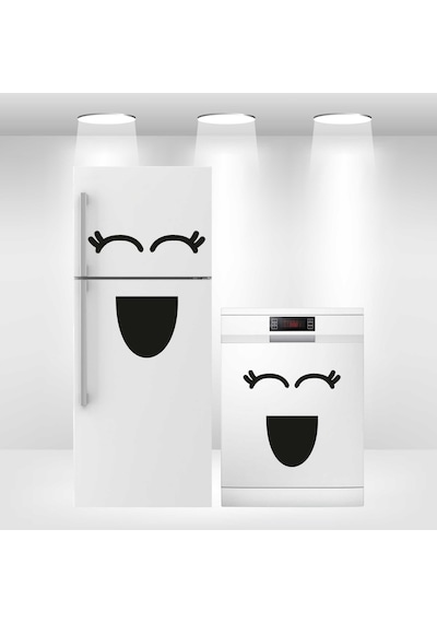 Buzdolabı Ve Bulaşık Makinesi Kapak Sticker Folyo Kaplama Gülücük