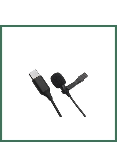 En-cag Type-c 2 Metre Double Mikrofon - Siyah Bss