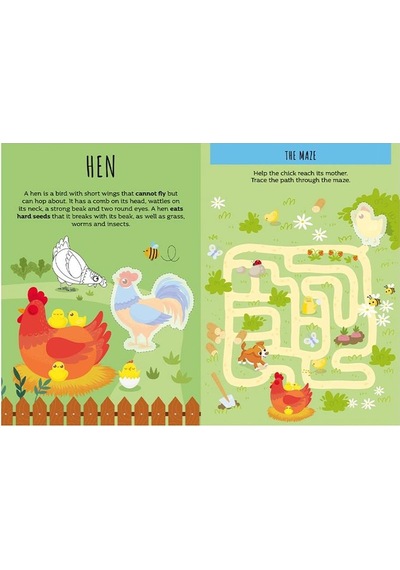 Sassi The Farm - Sticker And Activities