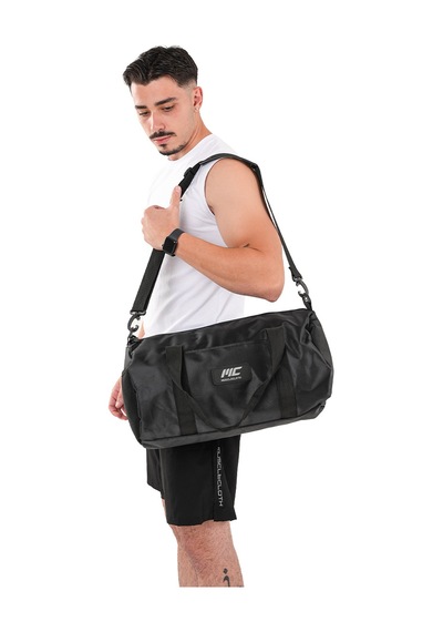 Musclecloth Players Silindir Çanta Siyah Siyah