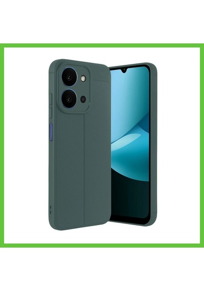 Bezos Redmi 15c 4g Uyumlu Auto Focus Kapak - Koyu Yeşil Dmc