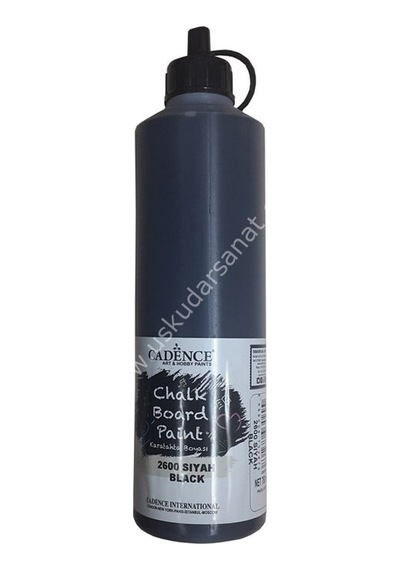 Cadence Chalk Board Paint Karatahta Boyası 750ml Black 2600