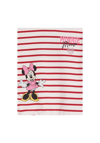 Lc Waikiki Alıta Cıty Farkıyla Lcw Kids Kırmızı 3 İplik Baskılı Standart & Regular Kız Çocuk Sweatshirt Kirmizi - 925528599 Kirmizi