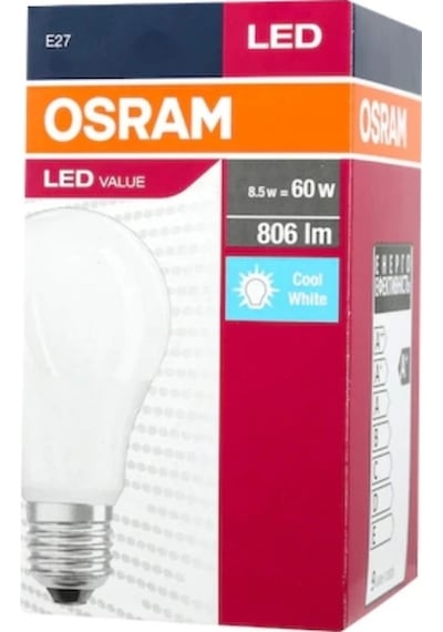 Osram 8.5w Led Ampul E-27 Beyaz 6500k