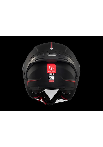 Mt Cosmo Sv Solid A1 Mat Siyah Açık Kask Mat Siyah
