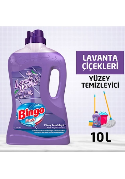 Bingo Fresh Yüzey Temizleyici Lavanta Çiçekleri 4 x 2500 ML