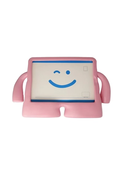 Newface Samsung Galaxy Tab A9 Plus Kılıf Karakter Tablet Silikon - Açık Pembe
