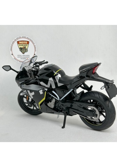 Cfmoto 250sr 1:12 Sesli Işıklı Diecast Motosiklet Modeli - Siyah