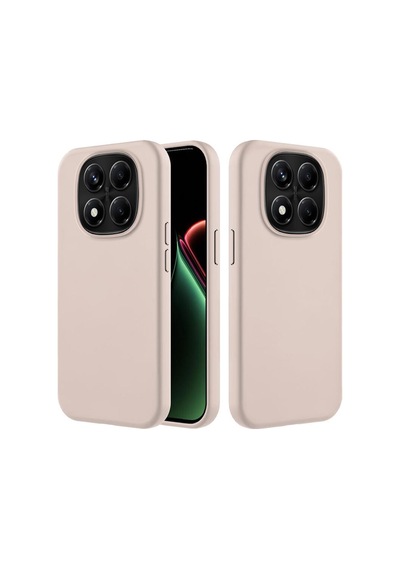 Redmi Note 15 Pro 5g  Kılıf İçi Kadife Silinebilir Lansman Kılıf Bej