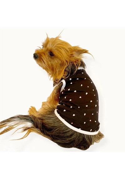 Kemique Black Hearts Köpek Atleti