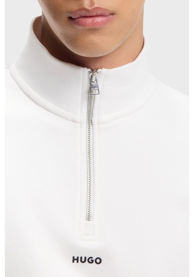 Hugo Erkek Sweat 50525881 102 Beyaz Beyaz