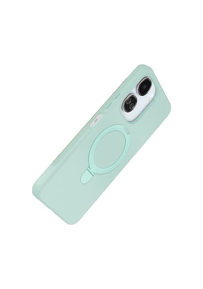 Redmi 13c Regal Magsafe Standlı Kapak - Su Yeşili Bz8683140894375