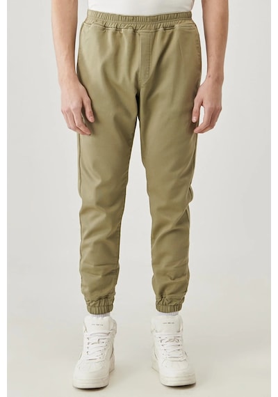 Lee Regular Fit Lastikli Paça Zeytin Erkek Jogger Pantolon L22133 001
