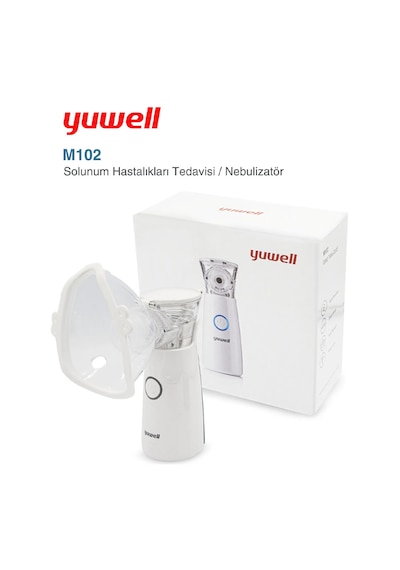 Yuwell Portatif Mesh Nebulizatör M102 Pilli + Usb Doğrudan Kullanım