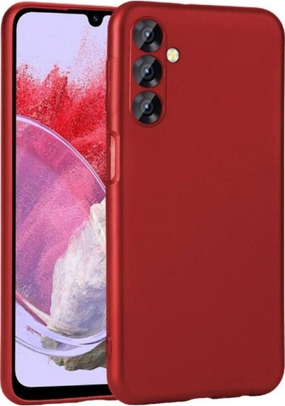 Galaxy M34 5g Kılıf Zore Premier Silikon Kapak Kırmızı