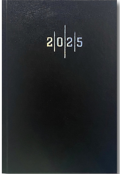 Ajanda 14x20 Ekonomik Cilt Bezi Çizgili 2026 Siyah Siyah