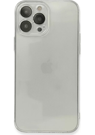 Newface  Apple  Uyumlu iPhone 13 Pro Kılıf Fly Lens Silikon - Şeffaf