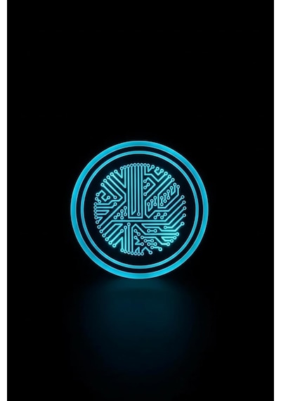 Pratikus 7 Renkli Led Akıllı Bardak Altlığı Işıkları Usb Şarjlı, Sensörlü, Araba İçi Dekoratif Atmosfer Aydınlatma 1
