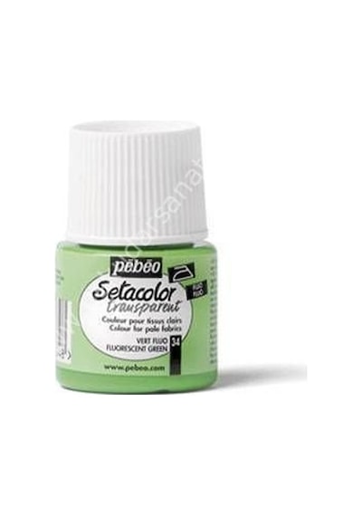 Pebeo Setacolor Transparent Kumaş Boyası 45ml 27 Light Green