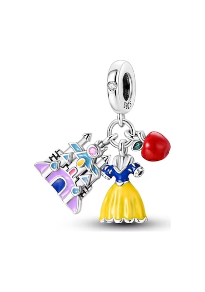 Fubena Disney Güzel Çirkin Elbise Ve Şato Sallantılı Charm