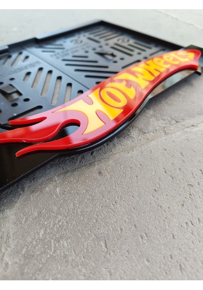 Hotwheels Motor Plakalık Motorsiklet Plakalık Lazer Kesim Plakalık İsimli Plakalık