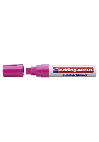 4090 Tebeşir Kalemi - Fosforlu Pembe - 1 Tebeşir Kalemi - 4-15 Mm Kesik Ucu
