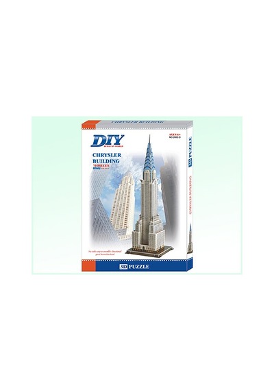 3D Puzzle 3 Boyutlu Maket Amerika Newyork Manhattan Chrysler Buil