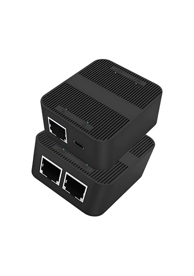 2 Port Ethernet Switch Çevirici Çoklayıcı 2 Portlu Manuel Ağ Anahtarı 1000mbps Hız Desteği İle 2 Giriş 1 Çık