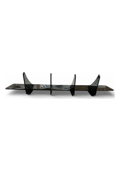 Seat Leon Aero Tampon Arka Tampon Splitteri Arka Difüzör Cnc Flap Seti Parlak Siyah Boyalı Model 2