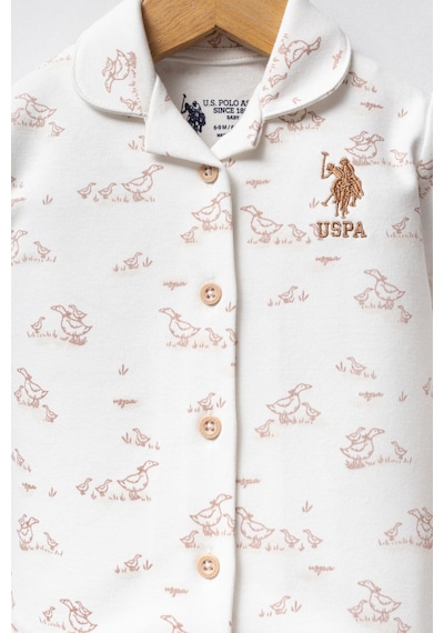 U.S. Polo Assn. U.s. Polo Assn Kız Bebek Beyaz Takım Beyaz