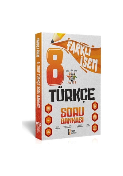 2025 Farklı İsem 8. Sınıf Türkçe Soru Bankası
