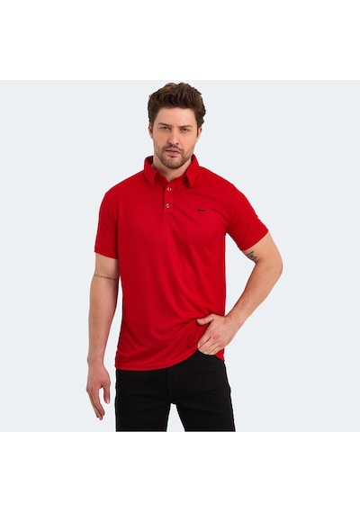 Slazenger  Sloan Erkek Polo Yaka Kırmızı Tişört