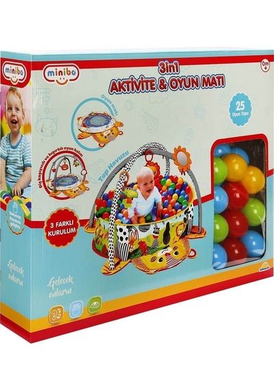 Sevimli Aslan 3'ü 1 Arada Aktivite Ve Oyun Halısı