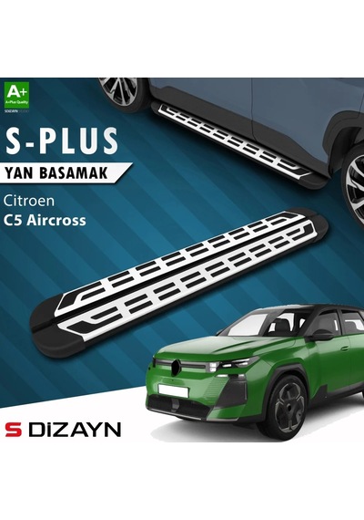 S-dizayn Citroen C5 Aircross 2 Hybrid Benzinli S-plus Gri Yan Basamak 193 Cm 2025 Üzeri A+ Kalite
