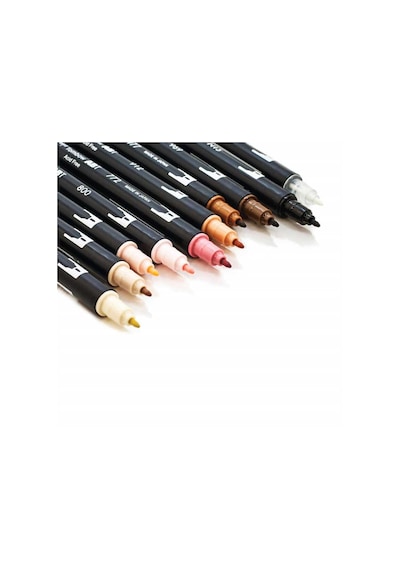 Tombow Ab-t Dual Brush Pen G.kalem Seti Portre Renkleri 10lu