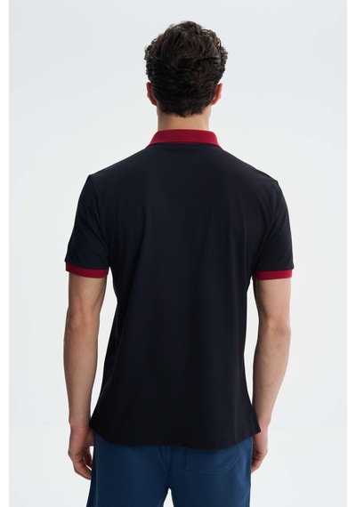 AR-MA Arma Erkek Regular Fit Likralı Pike Polo Yaka Tişört Y27374308601 001