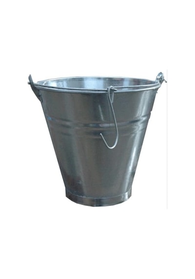 Sac Galvaniz Kova Demir Saplı 34 No 10 Litre Meyve Toplama Kovası