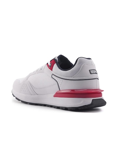 U.s. Polo Assn. Martin 4fx Erkek Beyaz-lacivert-kırmızı Sneaker Ayakkabı-beyaz Beyaz