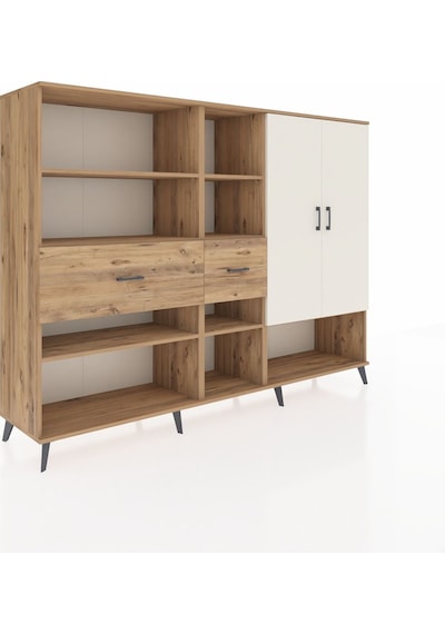 Hyperion Dolap 10 Raflı 2 Çekmeceli 2 Kapaklı 220x44x163 Çam-ayta Çam-aytaşı/çam Hyperion Dolap 10 Raflı 2 Çekmeceli 2 Kapaklı 220x44x163 Çam-ayta Çam-aytaşı/çam