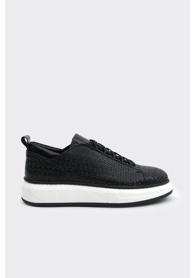 Derinet Günlük Hakiki Deri Erkek Sneaker S.baskı S.baskı