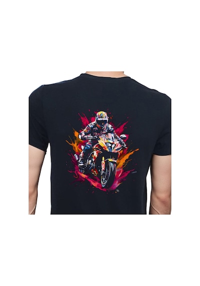 Splash Gp T-shirt %100 Pamuklu Siyah Penye Basic Erkek Tişört Siyah