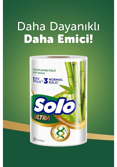 Solo Ultra Dev Rulo Kağıt Havlu (1=3) 6’lı