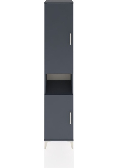 Hyperion Dolap 4 Raflı 2 Kapaklı Tek Askılı 44x44x221 Antrasit-antrasit Antrasit Hyperion Dolap 4 Raflı 2 Kapaklı Tek Askılı 44x44x221 Antrasit-antrasit Antrasit