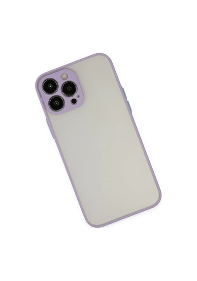 Mepa Apple, Uyumlu iPhone 15 Pro Kılıf Montreal Silikon Kapak - Mor Najmaddin standart